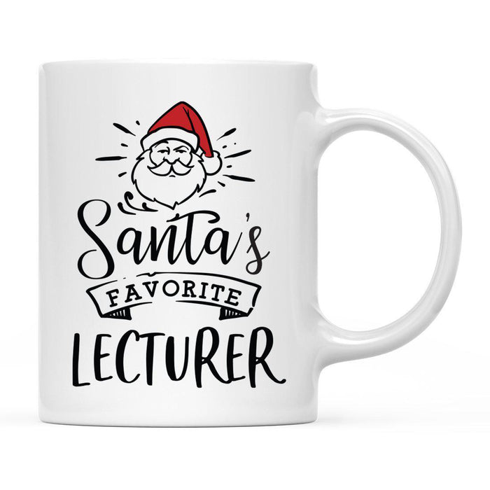 Santa's Favorite Careers Coffee Mug Collection 1-Set of 1-Andaz Press-Lecturer-