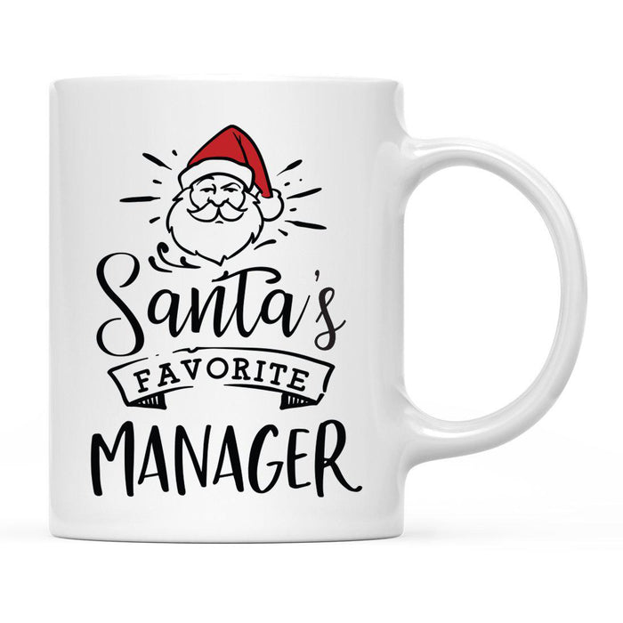 Santa's Favorite Careers Coffee Mug Collection 1-Set of 1-Andaz Press-Manager-