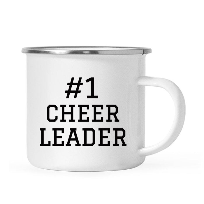 Stainless Steel Campfire Coffee Mug Thank You Gift, #1 Sports-Set of 1-Andaz Press-Cheer Leader-
