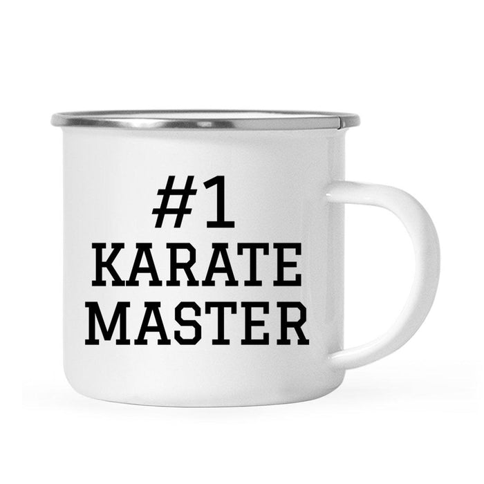 Stainless Steel Campfire Coffee Mug Thank You Gift, #1 Sports-Set of 1-Andaz Press-Karate Master-