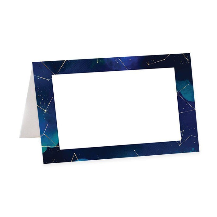 Table Tent Place Cards for Wedding Party Tables, Seating Name Place Cards, Design 2-Set of 56-Andaz Press-Celestial Astrology-