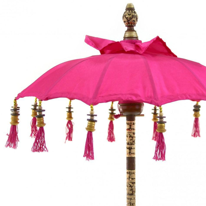 Tabletop Bali Umbrella Centerpiece-Set of 1-Koyal Wholesale-Fuchsia-