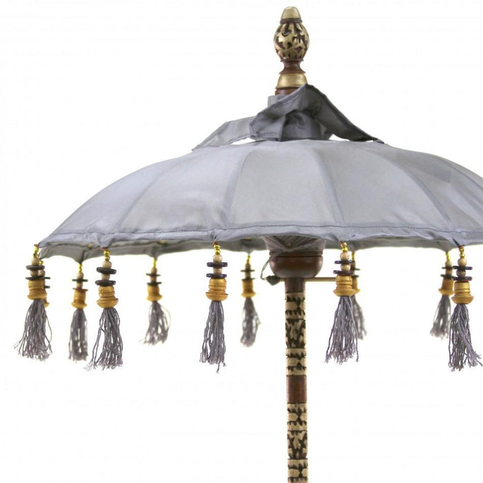 Tabletop Bali Umbrella Centerpiece-Set of 1-Koyal Wholesale-Gray-