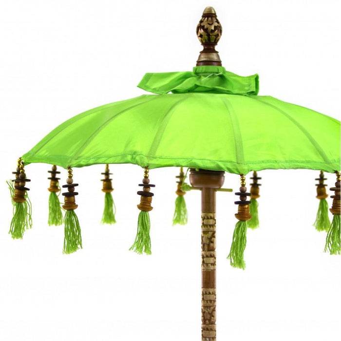 Tabletop Bali Umbrella Centerpiece-Set of 1-Koyal Wholesale-Kiwi Green-