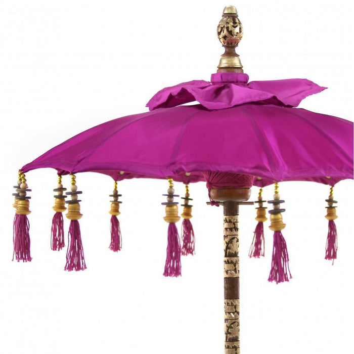 Tabletop Bali Umbrella Centerpiece-Set of 1-Koyal Wholesale-Plum Purple-