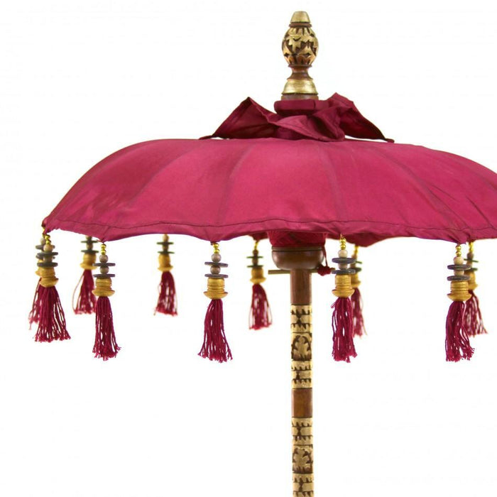 Tabletop Bali Umbrella Centerpiece-Set of 1-Koyal Wholesale-Red-