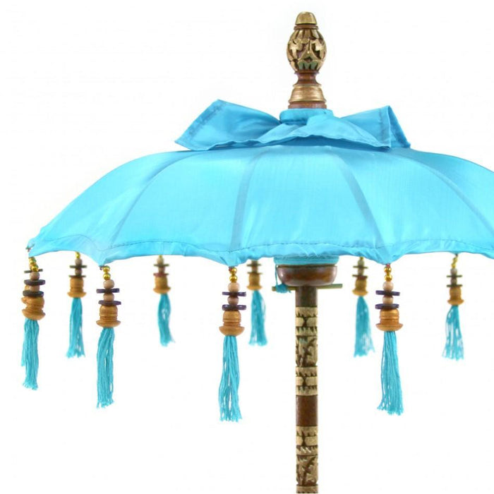 Tabletop Bali Umbrella Centerpiece-Set of 1-Koyal Wholesale-Turquoise-