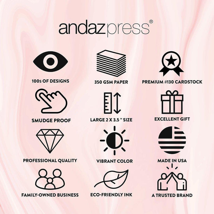 Thank You For Supporting My Small Business Cards, Business Card for Small Business Owners Design 2-Set of 100-Andaz Press-Clothing and Accessories-