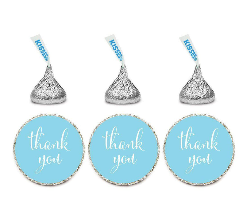 Thank You Hersheys Kisses Stickers-Set of 216-Andaz Press-Baby Blue-