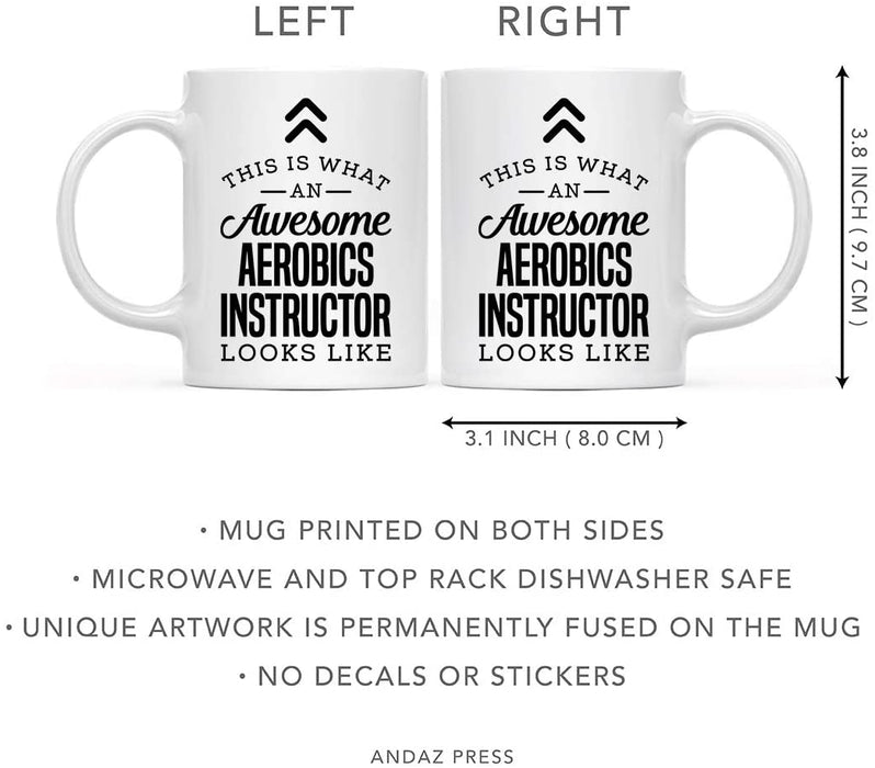 This Is What An Awesome Looks Like Sports Coffee Mug Collection 1-Set of 1-Andaz Press-Aerobics Instructor-