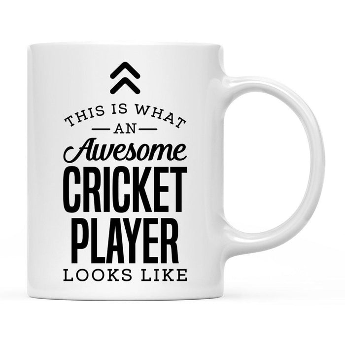 This Is What An Awesome Looks Like Sports Coffee Mug Collection 1-Set of 1-Andaz Press-Cricket Player-