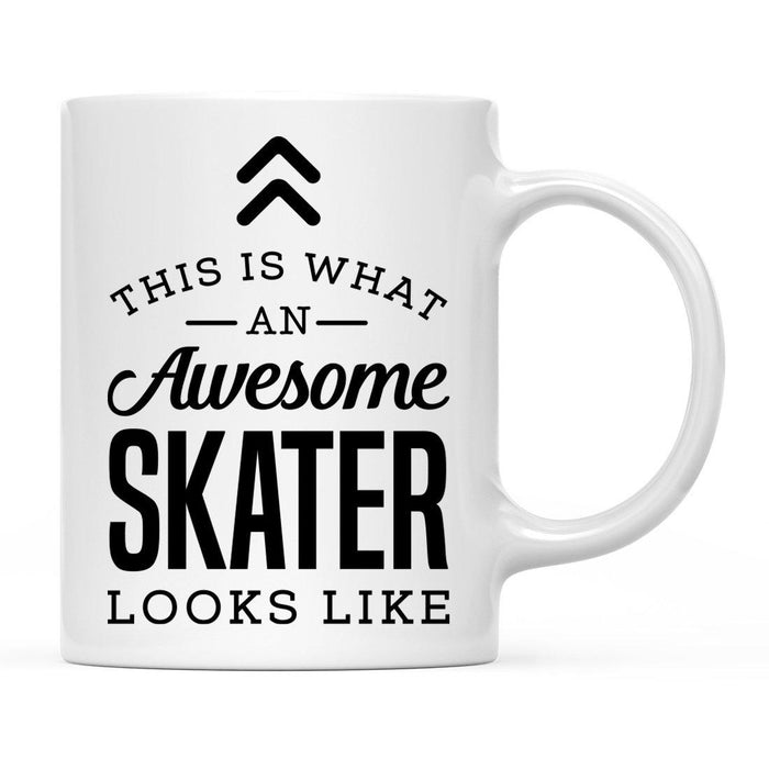 This Is What An Awesome Looks Like Sports Coffee Mug Collection 2-Set of 1-Andaz Press-Skater-