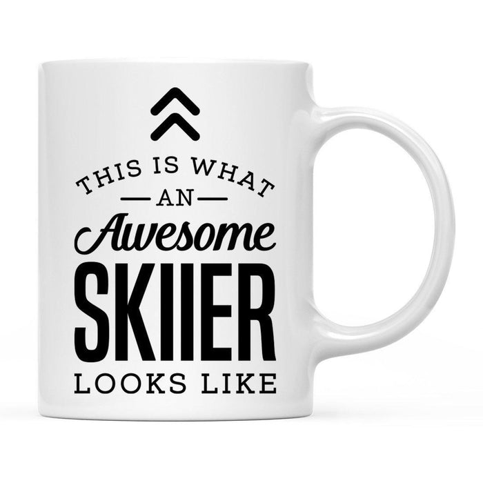 This Is What An Awesome Looks Like Sports Coffee Mug Collection 2-Set of 1-Andaz Press-Skiier-