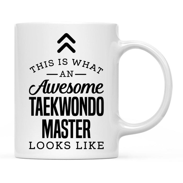 This Is What An Awesome Looks Like Sports Coffee Mug Collection 2-Set of 1-Andaz Press-Taekwondo Master-