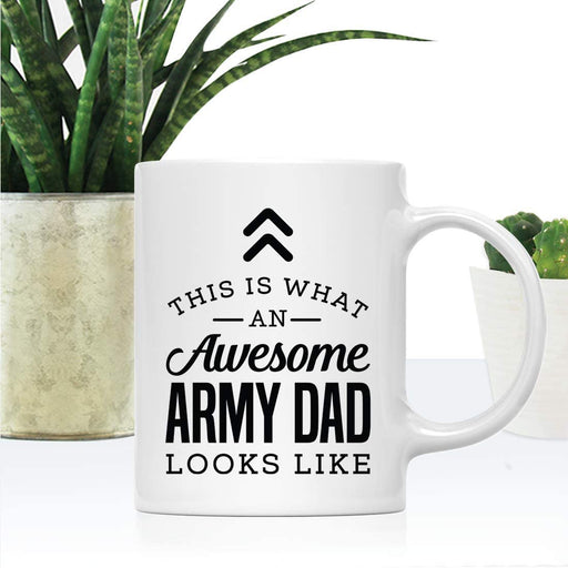 This is What an Awesome Looks Like Mom Dad Coffee Mug Collection 1-Set of 1-Andaz Press-Army Dad-