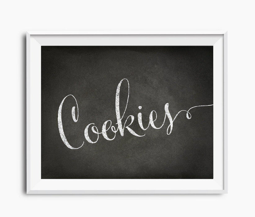Vintage Chalkboard Wedding Party Signs-Set of 1-Andaz Press-Cookies-