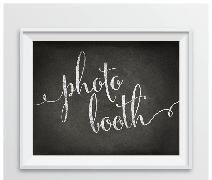 Vintage Chalkboard Wedding Party Signs-Set of 1-Andaz Press-Photo Booth-