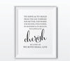Wedding Love Quote Wall Art Prints, Modern Black and White-Set of 1-Andaz Press-Every heart sings a song...Plato-