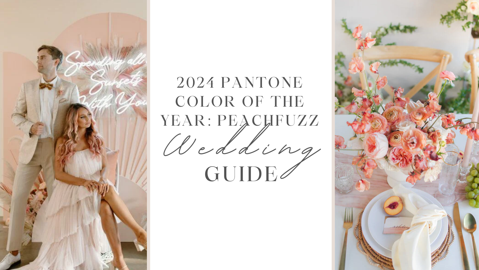 2024 Pantone Color Of The Year: Peach Fuzz Wedding Guide-Koyal Wholesale