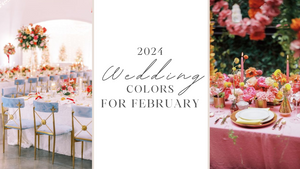 2024 Wedding Colors for February