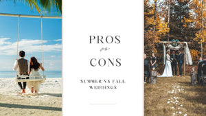 The Pros & Cons of Summer vs Fall Weddings