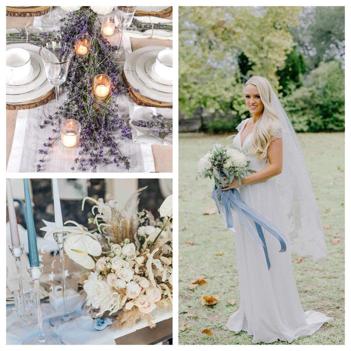 Top 10 Dusty Blue Wedding Color Combination Décor Ideas-Koyal Wholesale