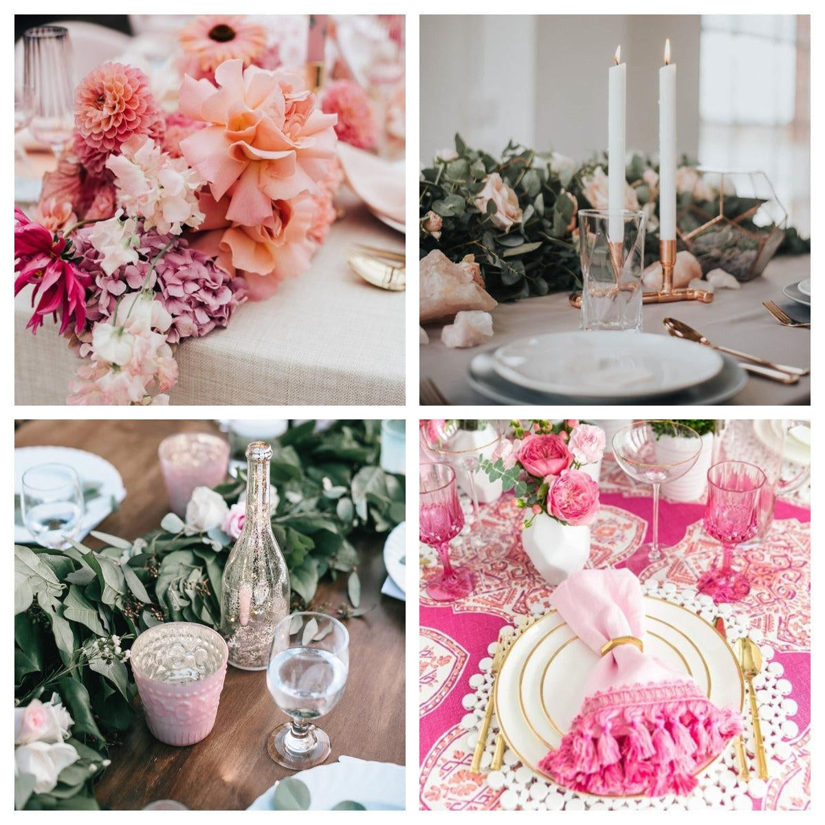 Top 10 Pink Tablescape Ideas-Koyal Wholesale