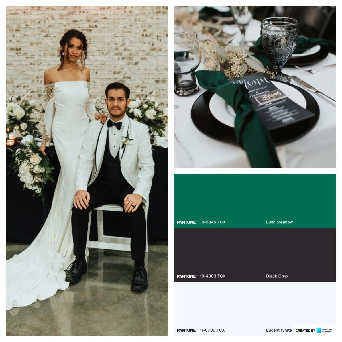 Top 10 Winter Wedding Color Ideas With Emerald Green-Koyal Wholesale