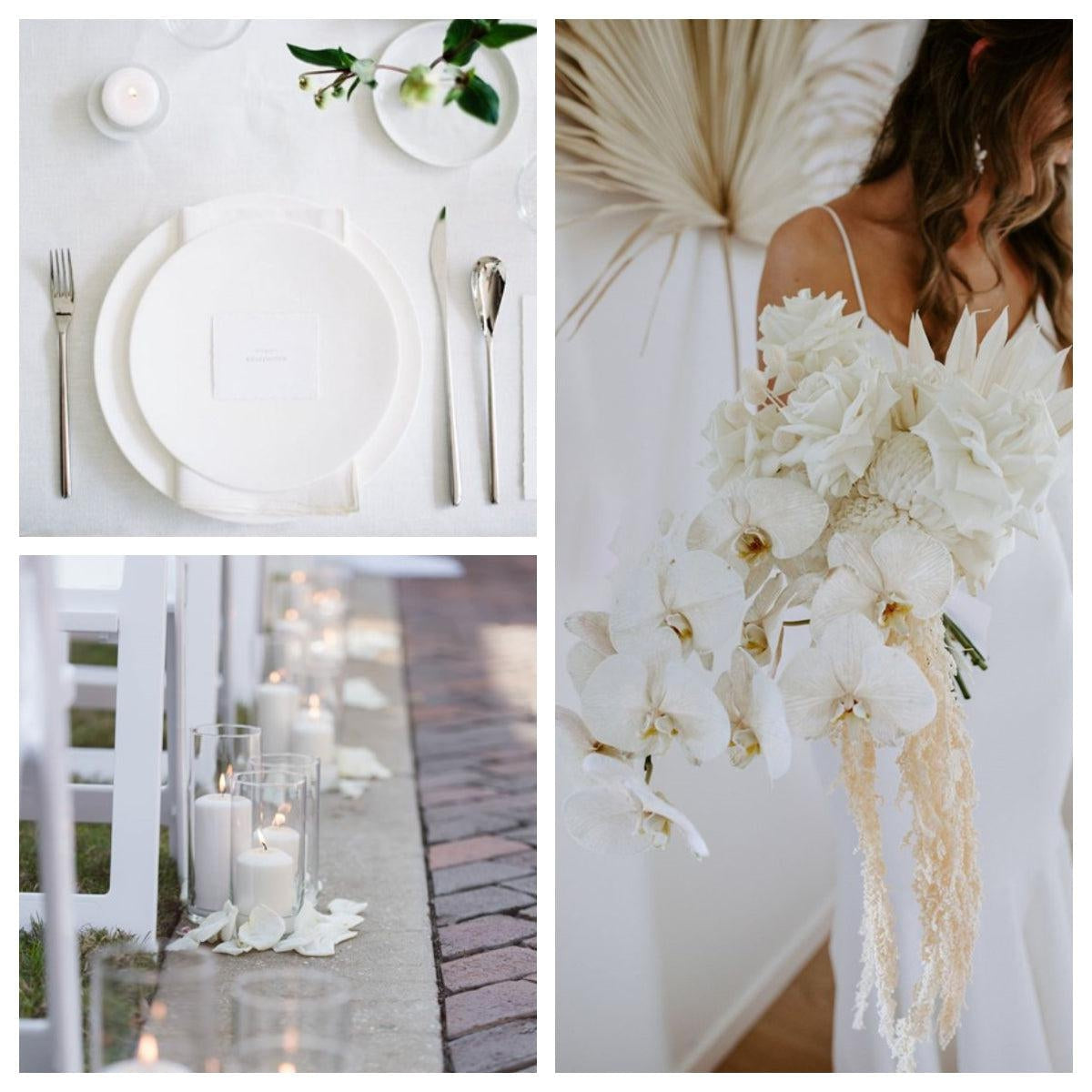 TRENDING: Top 10 Modern White Minimalist Wedding Decor Ideas-Koyal Wholesale