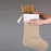 17" Blank Linen Christmas Stocking with Tassel-Andaz Press-Set of 1-Ivory-
