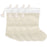 17" Blank Linen Christmas Stocking with Tassel-Andaz Press-Set of 1-Ivory-