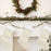 17" Blank Linen Christmas Stocking with Tassel-Andaz Press-Set of 1-Ivory-