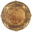 Acrylic Charger Plates Round Antique Embossed-Set of 12-Koyal Wholesale-Bronze-Set of 12-