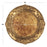 Acrylic Charger Plates Round Antique Embossed-Set of 12-Koyal Wholesale-Bronze-Set of 12-