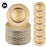 Acrylic Charger Plates Round Ribbed Bulk Pack-Koyal Wholesale-Gold-Set of 1 (4 PC)-