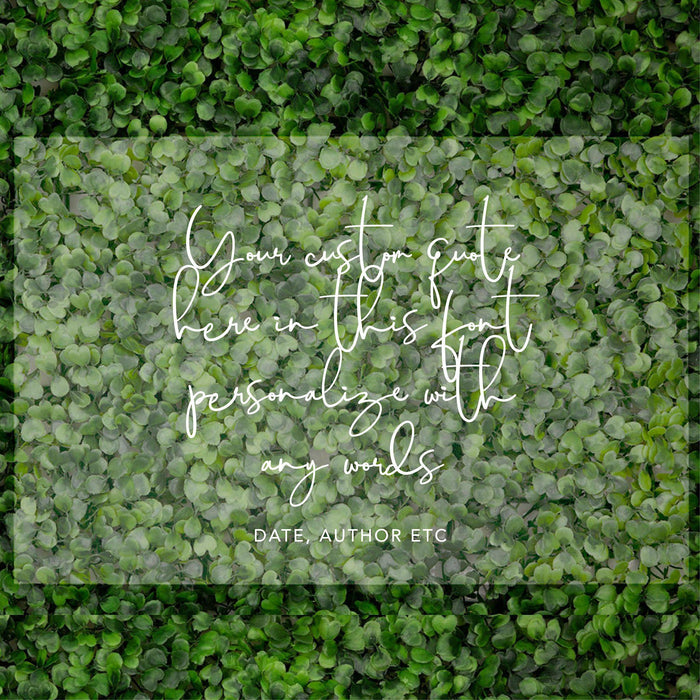 Acrylic Custom Quotes Wedding Signs, 16 x 24 Inches-Set of 1-Andaz Press-Custom Subway Quote-