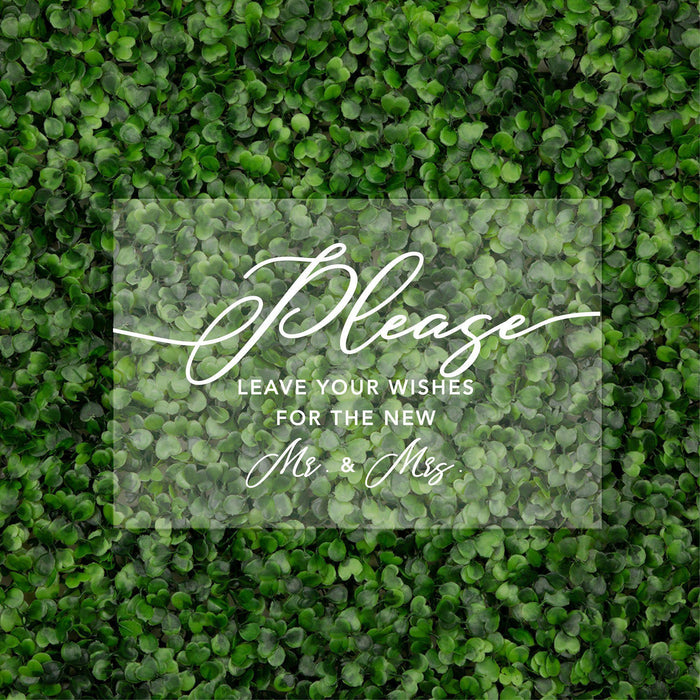 Acrylic Party Signs-Set of 1-Andaz Press-Custom Thank You-