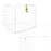 Acrylic Wedding Card Box, Set of 1-Set of 1-Koyal Wholesale-Clear-