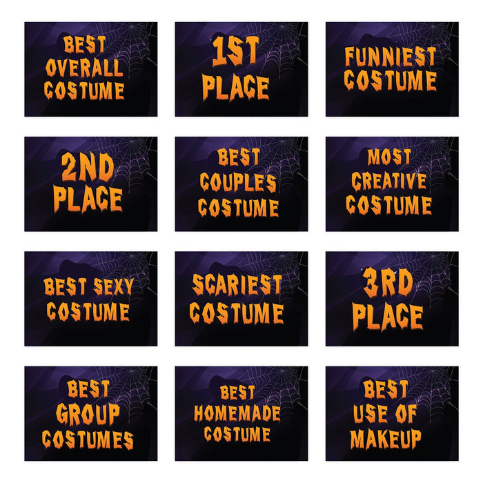 Adult Halloween Gift Card Holder Sleeves for Party Costume Contest, Set of 12-Set of 12-Andaz Press-Skull Design-