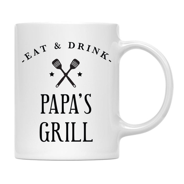 Andaz Press 11oz Eat And Drink Grill Coffee Mug-Set of 1-Andaz Press-Abuela-