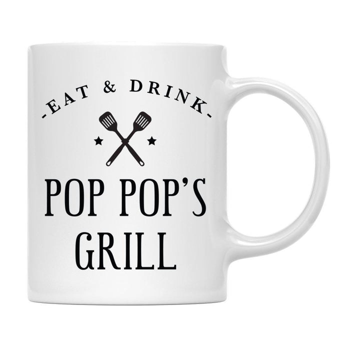 Andaz Press 11oz Eat And Drink Grill Coffee Mug-Set of 1-Andaz Press-Abuela-