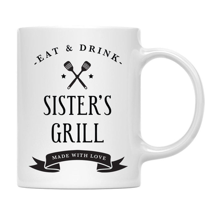 Andaz Press 11oz Eat And Drink Grill Coffee Mug-Set of 1-Andaz Press-Abuela-