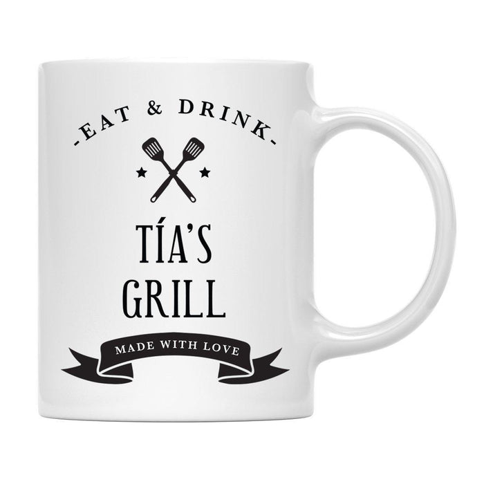 Andaz Press 11oz Eat And Drink Grill Coffee Mug-Set of 1-Andaz Press-Abuela-