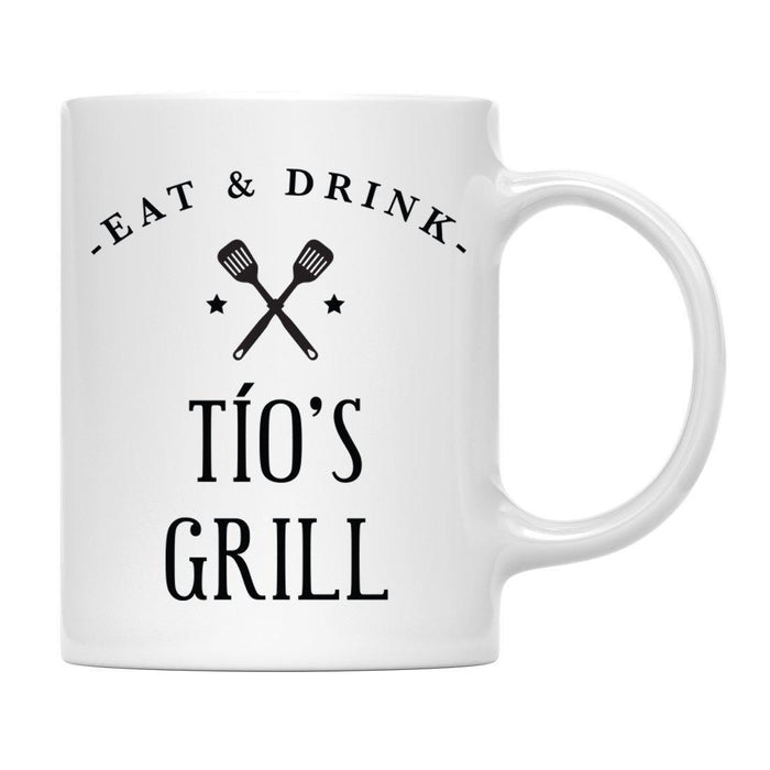 Andaz Press 11oz Eat And Drink Grill Coffee Mug-Set of 1-Andaz Press-Abuela-