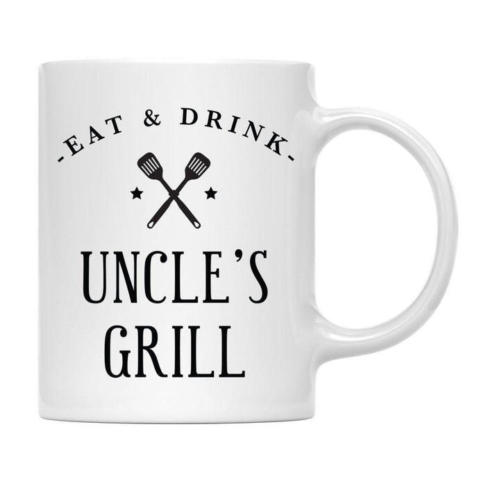Andaz Press 11oz Eat And Drink Grill Coffee Mug-Set of 1-Andaz Press-Abuela-