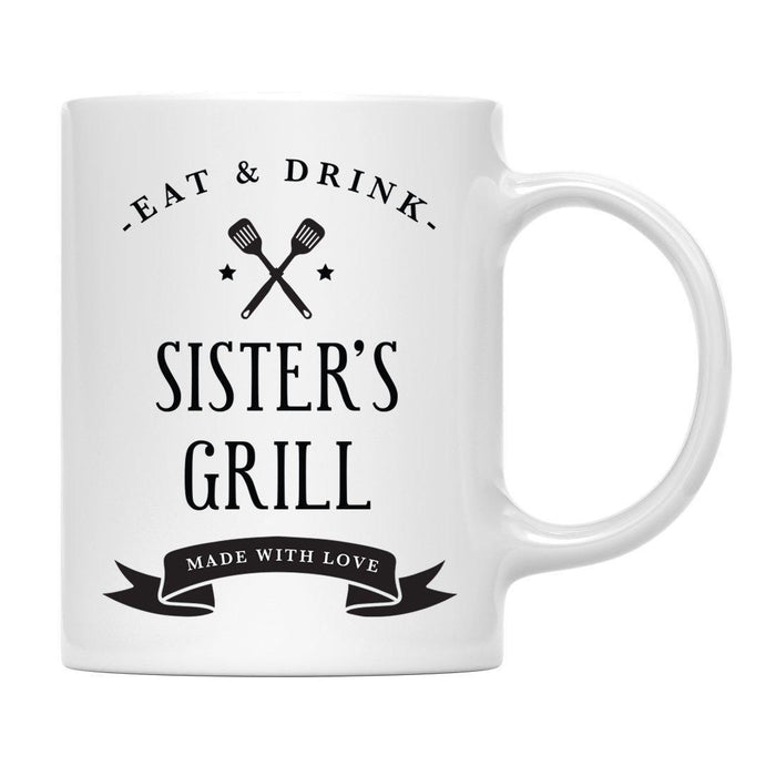 Andaz Press 11oz Eat And Drink Grill Coffee Mug-Set of 1-Andaz Press-Sister-