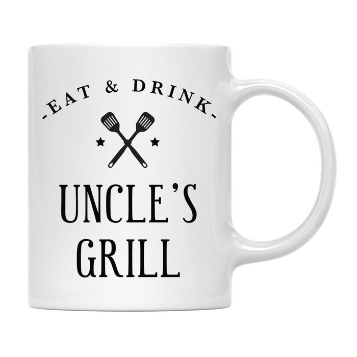 Andaz Press 11oz Eat And Drink Grill Coffee Mug-Set of 1-Andaz Press-Uncle-