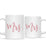 Andaz Press 11oz Wedding Faux Pink Glitter Coffee Mug 2-Pack-Set of 2-Andaz Press-Mrs. and Mrs.-