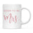 Andaz Press 11oz Wedding Faux Pink Glitter Coffee Mug-Set of 1-Andaz Press-Bride-