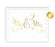 Andaz Press 8.5 x 11 Metallic Gold Wedding Party Signs-Set of 1-Andaz Press-Mr. & Mrs.-